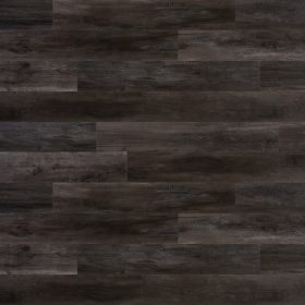   Wood-Look Barnwood Oak Charcoal Black - Fekete tölgy famintás vízálló vinyl falpanel, modern beltéri falburkolat