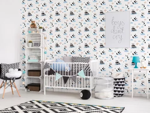 Dimex tapéta, Pandák mintás, 7,5m2/tekercs