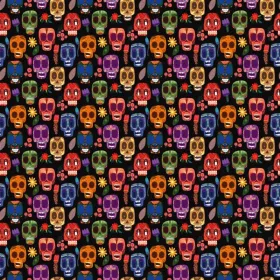 Dimex tapéta, Koponyák mintás, 7,5m2/tekercs