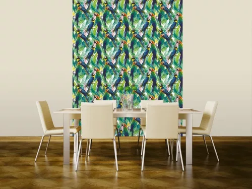 Dimex tapéta, Papagáj mintás, 7,5m2/tekercs