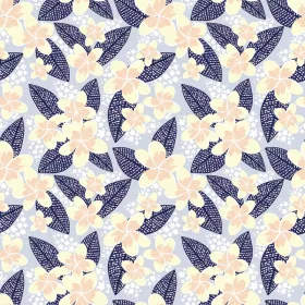 Dimex tapéta, Levél és virág mintás, 7,5m2/tekercs